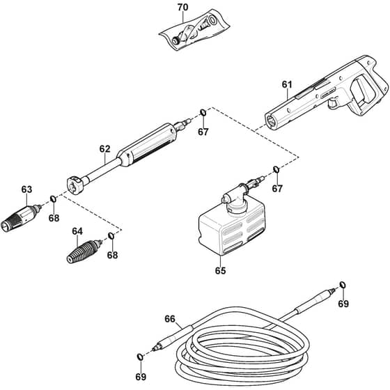HPS 345 R - 2021-2025 - 2C1452103/ST2 - Stiga Pressure Washer Accessories Diagram
