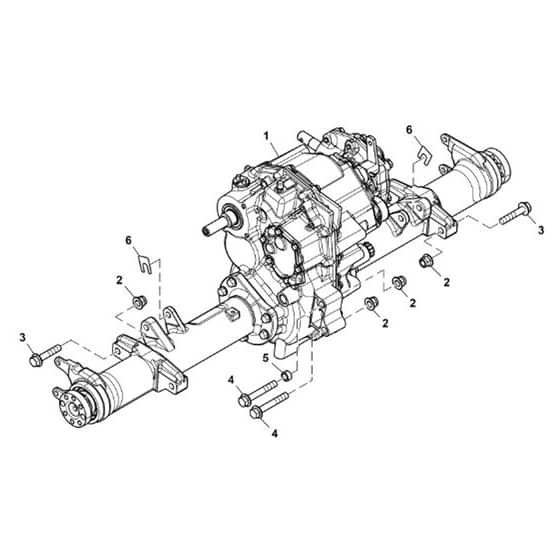John Deere HPX615E - PC16096 - Transaxle - ST1002184