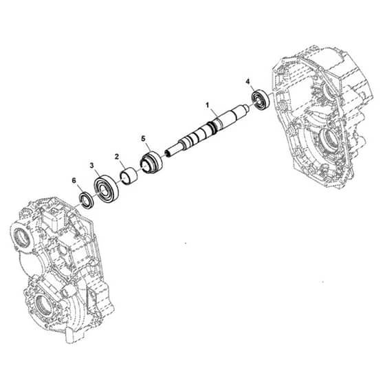 John Deere HPX615E - PC16096 - Input Shaft - ST1002191
