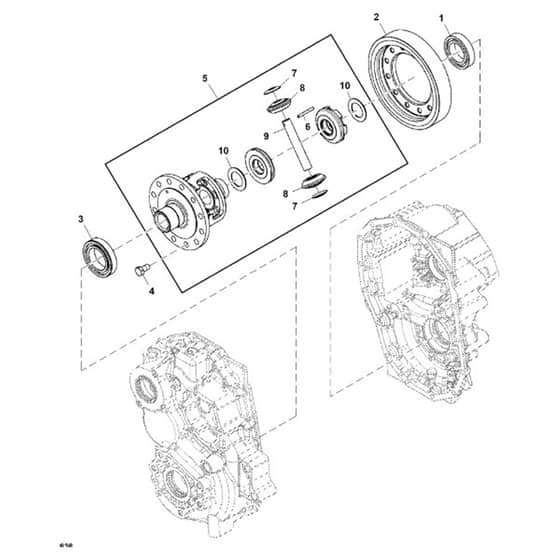 John Deere HPX615E - PC16096 - Gear Kit - ST1002207