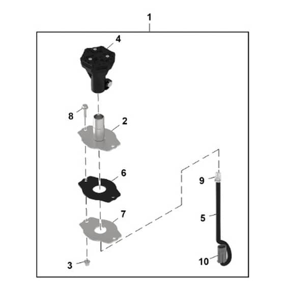 John Deere HPX615E - PC16096 - Beacon Light - ST2422748