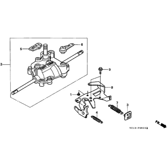 Honda HRB215 - SXC - MZBA 6000001-6099999 Transmission Diagram