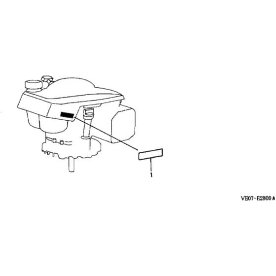 Honda HRB475K2 - SME - MZAZ 8200001-8299999 Label Diagram