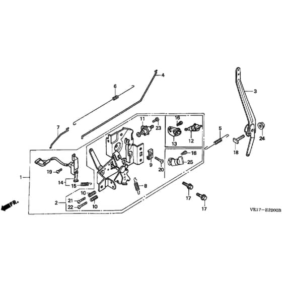 Honda HRB535K2 - SXF - MZBA 6200001-6299999 Control Diagram