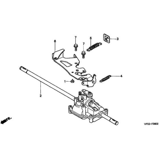 Honda HRD535 - SXE - MZBM 8000001-8099999 Transmission Diagram