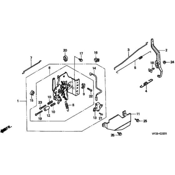 Honda HRD536 - SXE - MZBL 8000001-8099999 Control Diagram