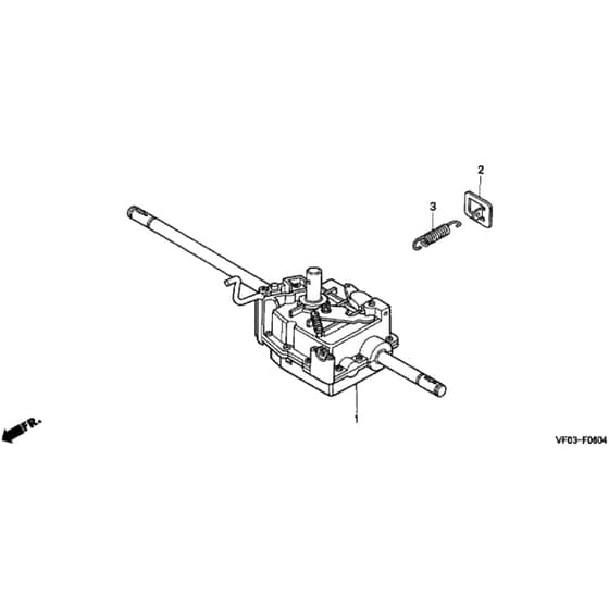 Honda HRD536CK1 - TXE - MZCA 8100001-8199999 Transmission Diagram