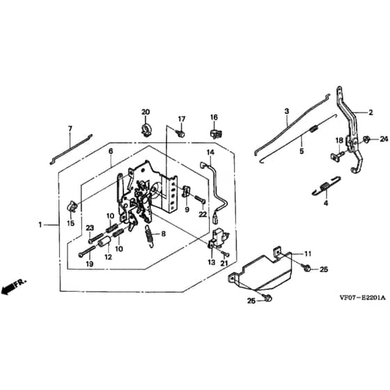 Honda HRD536K3 - HXE - MZBL 8200001-8299999 Control Diagram