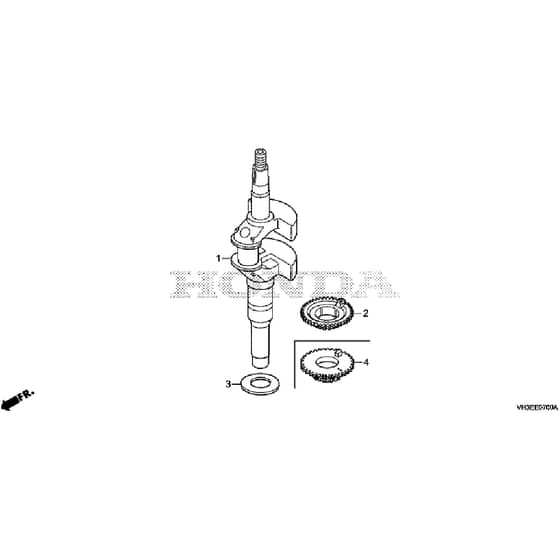 Honda HRG416C1 - SKEH -  Crankshaft Diagram