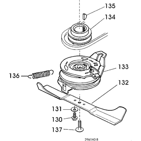 Honda HRG465CSX (1999) - SXT - MADF 8900001-8999999 Blade Assy Diagram