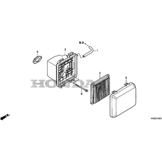 Honda HRG466K1-PKEA -  Air Cleaner Diagram