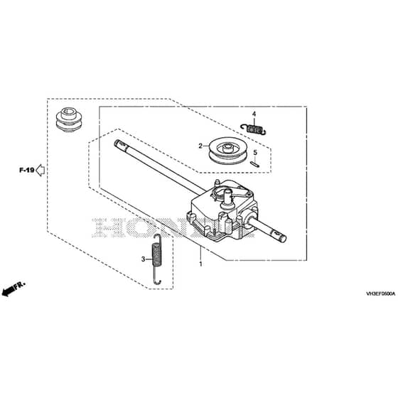 Honda HRG466K1-SKEX -  Transmission Diagram