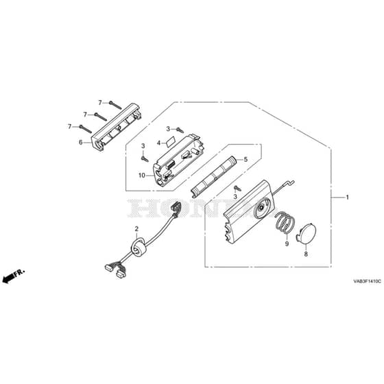 Honda HRG466XB-SEEA -  Switch Box Diagram