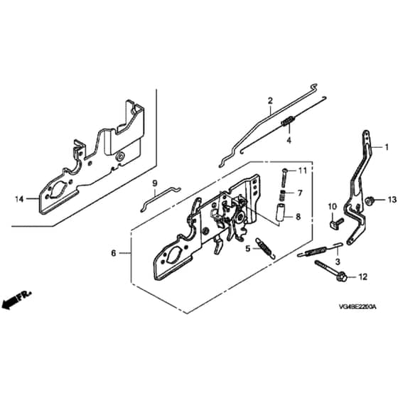 Honda HRG536C5 - SDEA - MZCG 7630001-7659999 Control Diagram
