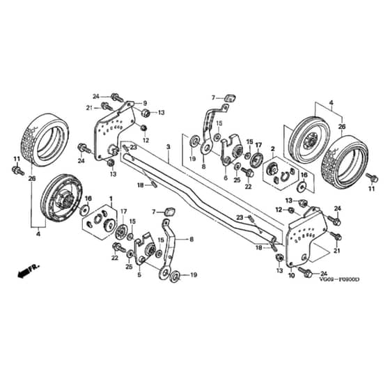 R – Rear Wheel