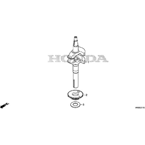 Honda HRN536C1 - VYEA -  Crankshaft Diagram