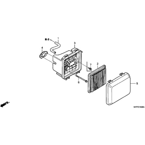 Honda HRX537C2 - HZEA - MAGA 1700001- Air Cleaner Diagram
