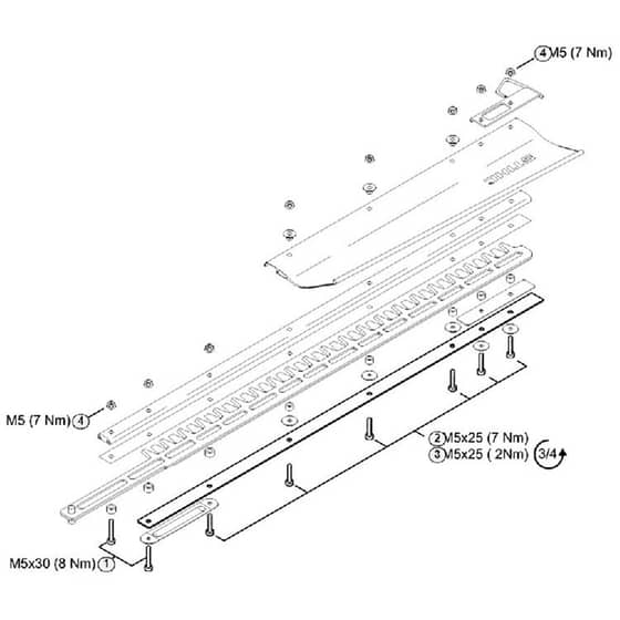 Genuine Stihl HS87 R / V - Tightening Torques