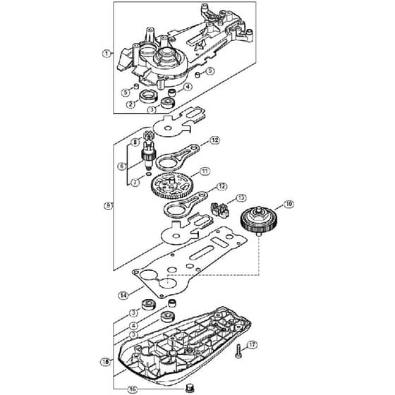 Genuine Stihl HSA94 R / E - Gear Head HSA 94 R