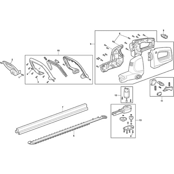 HT 100e Kit - 2022-2025 - 271302108/ST2 - Stiga Hedge Trimmer Hedge Trimmer Diagram