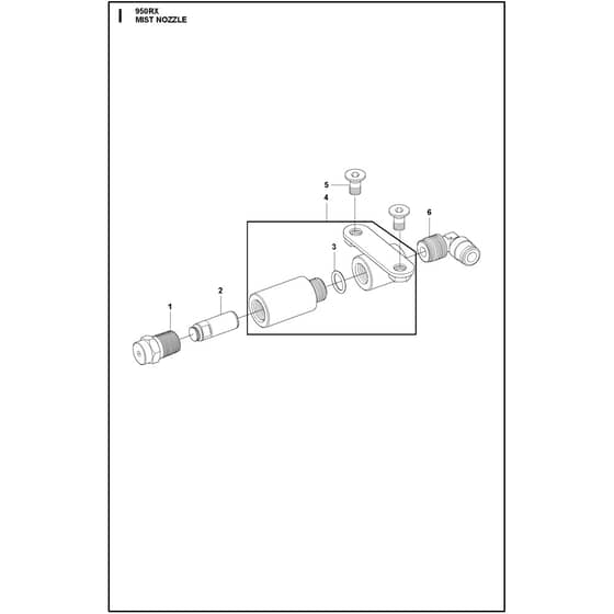 Husqvarna HTC 950 RX - 967837705 - Mist Nozzle