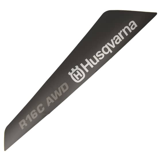 Genuine Husqvarna R16C AWD Left Label - 504 81 33-01