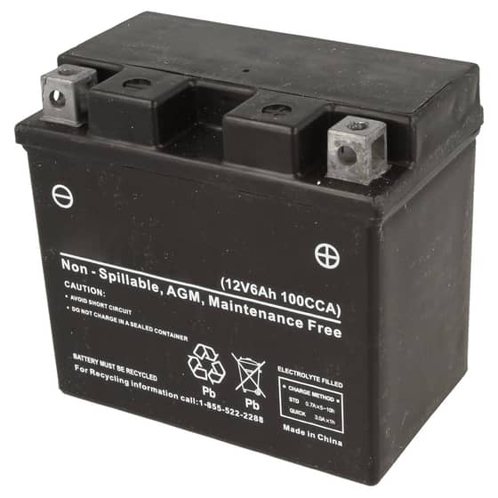 Genuine McCulloch MC30, M105-77X, M125-77X - 12V Battery - 532 43 65 51 