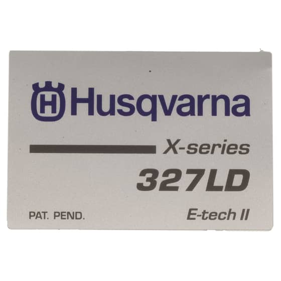 537 35 34 56 Genuine Husqvarna Label