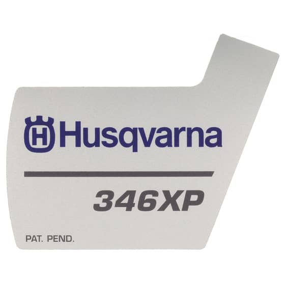 Genuine Husqvarna 346XP Decal - 537 37 05-04