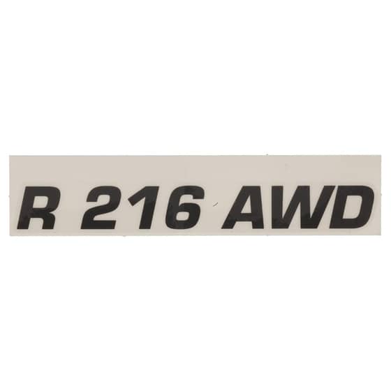 Genuine Husqvarna R216 Bonnet Decal - 578 36 45-03