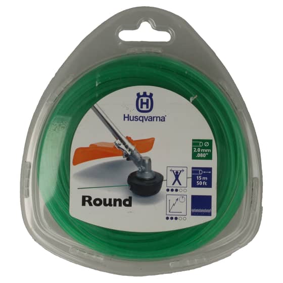 Genuine Husqvarna 2.0mm x 15m Strimmer Line (Round) - 597 66 88-10
