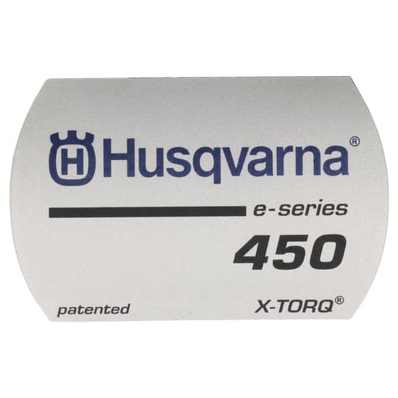 Genuine Husqvarna 450 Label - 580 81 53-02