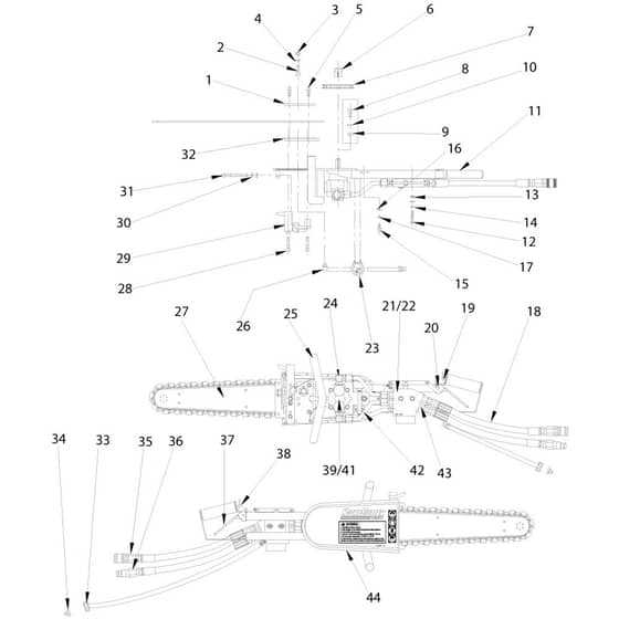 Belle HydraCutter-150 - Main Assembly