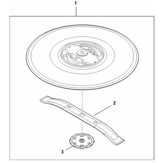 Stihl iMOW 7.0 PRO - Accessories Mowing Deck - Mowing Blade - Parts Diagram