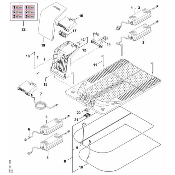 Stihl iMOW 7.0 PRO - Docking Station - Parts Diagram