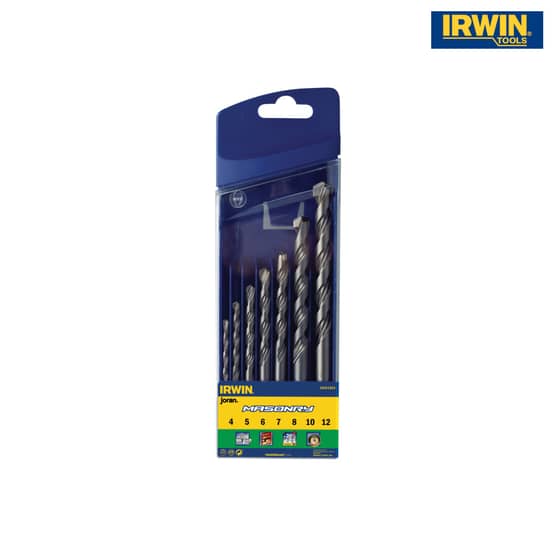 IRWIN Masonry Drill Bit Set 7 Piece 4-12mm - 10501893