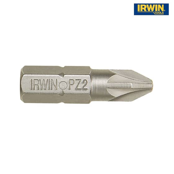 IRWIN Screwdriver Bits Pozi PZ1 50mm Pack of 2 - 10504400