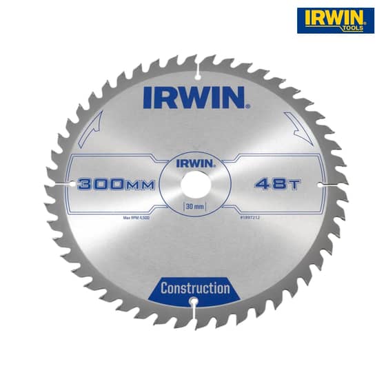 IRWIN Circular Saw Blade 300 x 30mm x 48T ATB - 1897212