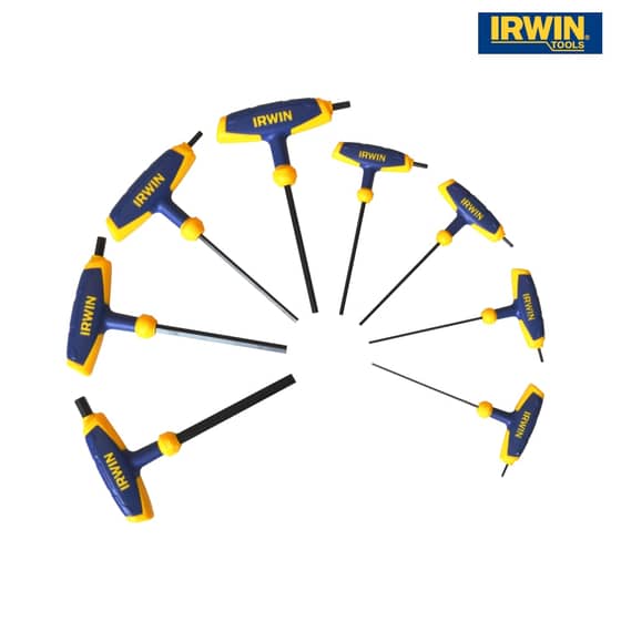 IRWIN T Handle Hexagon Key Set of 8: 2-10mm - T10771