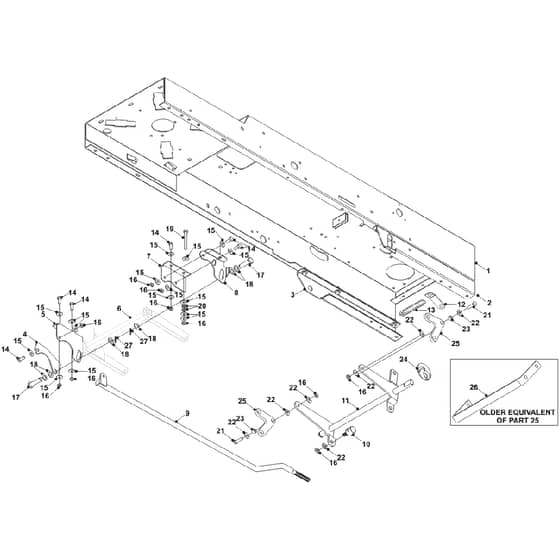 Countax Jcb D2050 - From 01-01-2004 To 01-01-2006 - 04 Chassis