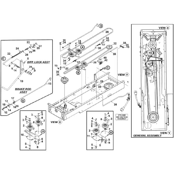 Countax Jcb D2050 - 06 Pulley