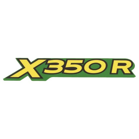 Genuine John Deere X350R Model Decal - M173517