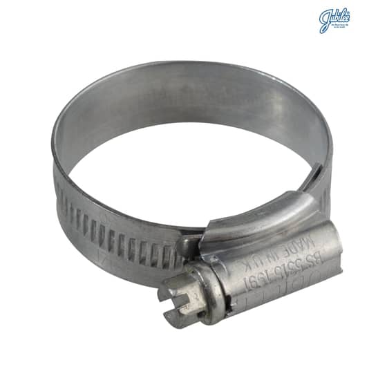 Jubilee 1X Zinc Protected Hose Clip 30 - 40mm (1.1/8 - 1.5/8in) - 1XMS