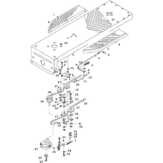Countax K12.5 K15 - From 01-01-1991 To 01-01-1992 - 13 Chassis And PTO Drive