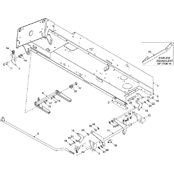 Countax K1850 - From 01-01-2005 To 01-01-2006 - 04 Deck Hanging
