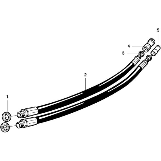 Husqvarna K2500 - 968365401 - Hose