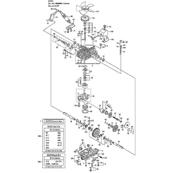 Countax K62 - - 01 Transmission