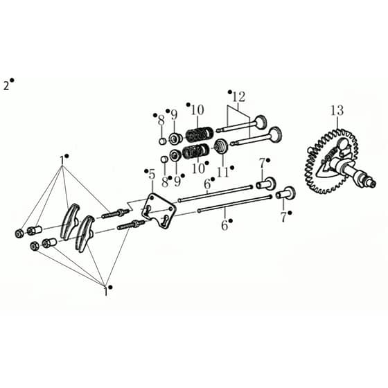 K800 H - Bertolini Engine Valve Diagram