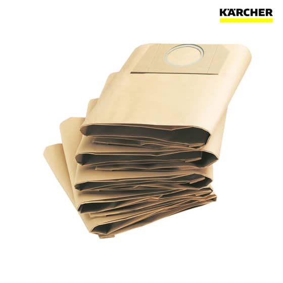 Karcher Dust Bags for A2234 A2200 MV2 and WD2 Vacuum (Pack 5)