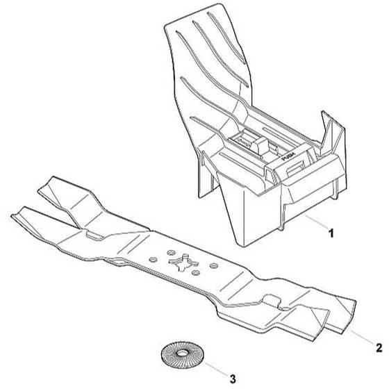 Viking Kit 443 - Mulching Kit - Parts Diagram